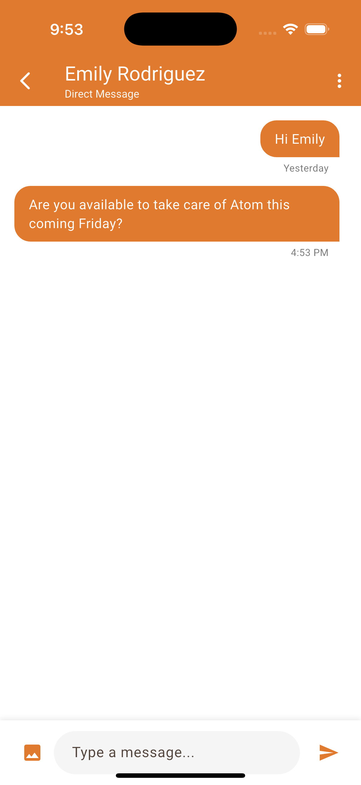 Reach out to them via instant messageing